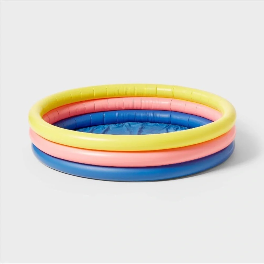 Colorful Inflatable Kiddie Pool - Picture 1 of 4